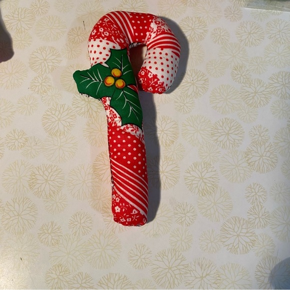 Vintage Christmas Tree Ornaments handmade quilted puffy stuffed tree ornaments - Picture 7 of 8